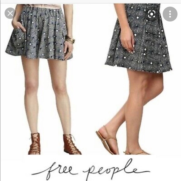 Free People So Much Sun Mini Skirt SZ Sm Pleated - Picture 4 of 15